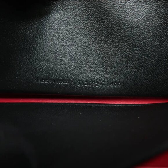 100% Authentic SAINT LAURENT Rive Gauche Red Leather Wallet - Picture 12 of 12